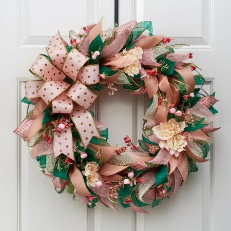 Spring time Floral Wreath